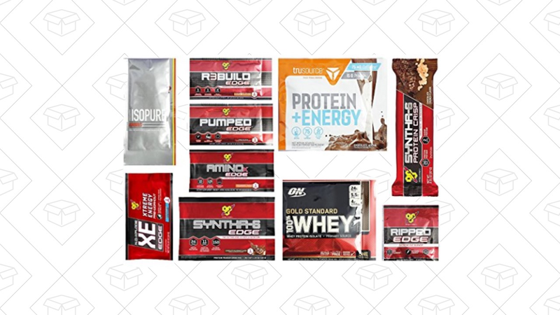 Optimum Nutrition Sample Box, $8 with $8 credit